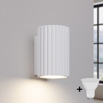 Brilagi - LED-Wandleuchte CRESTO 1xGU10/10W/230V 10 cm weiß