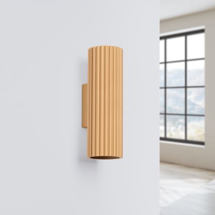 Brilagi - LED Wandleuchte CRESTO 2xGU10/10W/230V 20 cm goldfarben