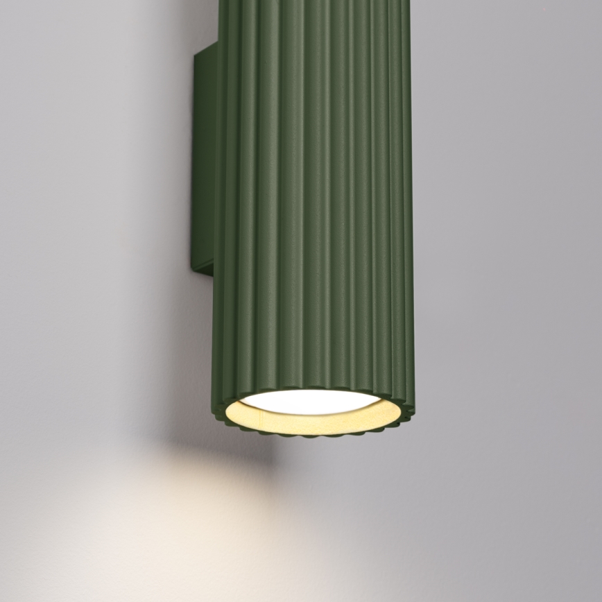 Brilagi - LED-Wandleuchte CRESTO 2xGU10/10W/230V 20 cm grün