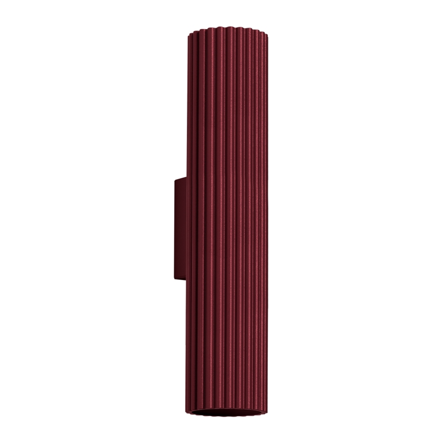 Brilagi - LED Wandleuchte CRESTO 2xGU10/10W/230V 30 cm burgunderrot