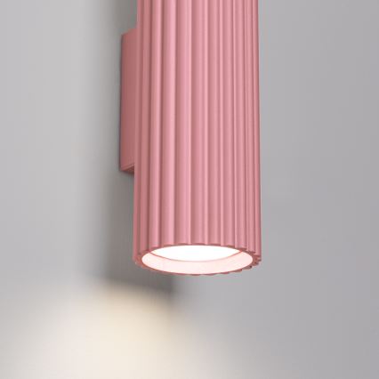Brilagi - LED-Wandleuchte CRESTO 2xGU10/10W/230V 30 cm rosa