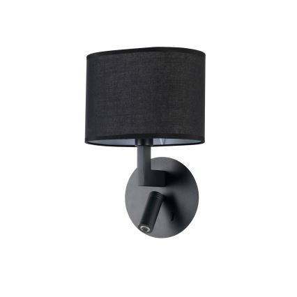 Brilagi - LED-Wandleuchte DAYA 1xE14/40W/230V + LED/3W schwarz