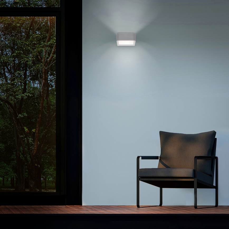 Brilagi - LED-Wandleuchte für den Außenbereich BARI LED/7W/230V 3000/4000/6000K weiß IP54