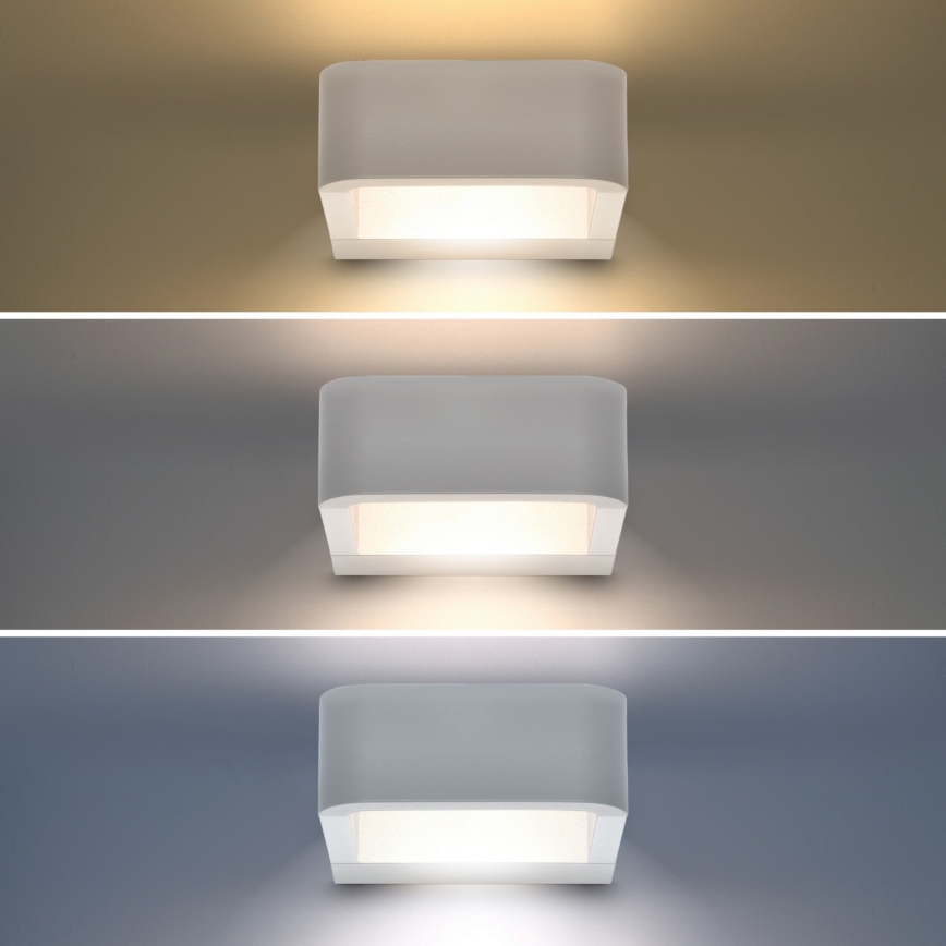 Brilagi - LED-Wandleuchte für den Außenbereich BARI LED/7W/230V 3000/4000/6000K weiß IP54