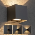 Brilagi - LED-Wandleuchte für den Außenbereich CUBE LED/6W/230V grau IP54