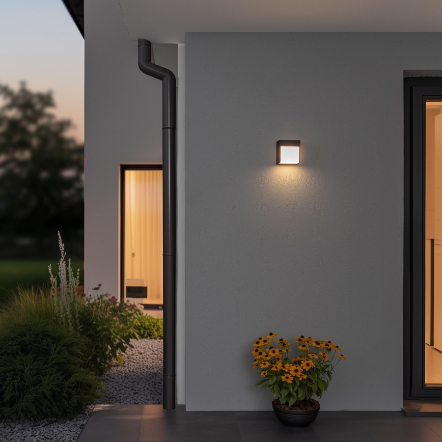 Brilagi - LED-Wandleuchte für den Außenbereich TERNI LED/12W/230V anthrazit IP44