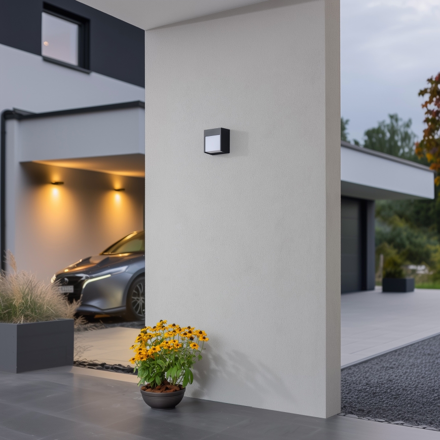 Brilagi - LED-Wandleuchte für den Außenbereich TERNI LED/12W/230V anthrazit IP44