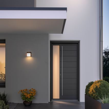Brilagi - LED-Wandleuchte für den Außenbereich TERNI LED/12W/230V anthrazit IP44