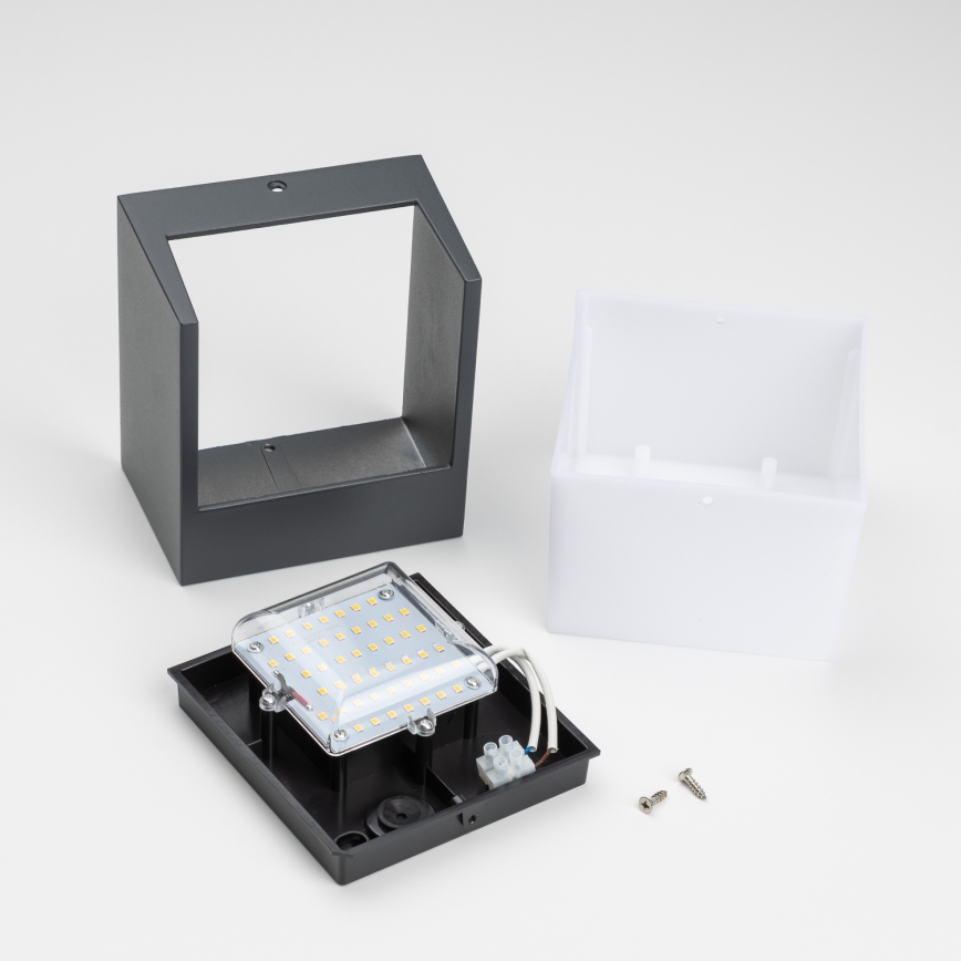 Brilagi - LED-Wandleuchte für den Außenbereich TERNI LED/12W/230V anthrazit IP44
