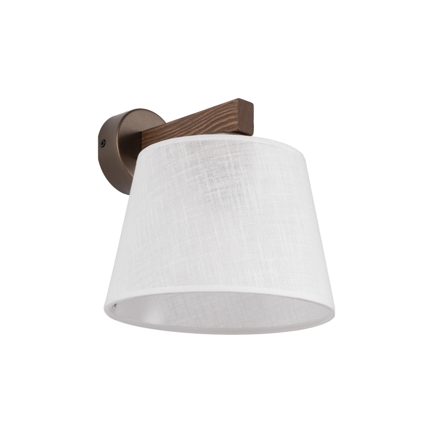 BRILAGI - LED-Wandleuchte LATTE 1xE27/15W/230V Kiefer/weiß