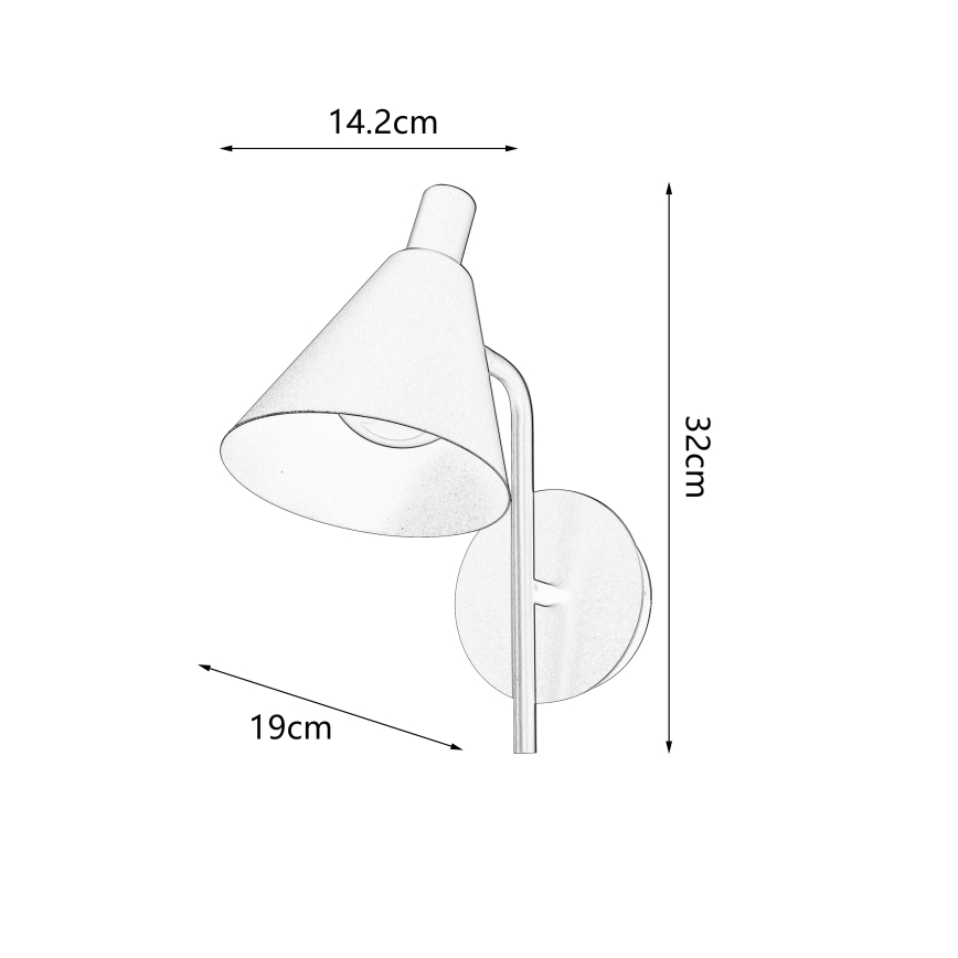Brilagi - LED-Wandleuchte LUCERA LED/3W/230V braun