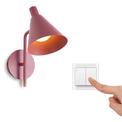 Brilagi - LED-Wandleuchte LUCERA LED/3W/230V burgunderrot