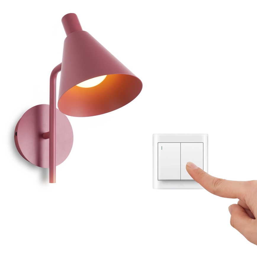 Brilagi - LED-Wandleuchte LUCERA LED/3W/230V burgunderrot