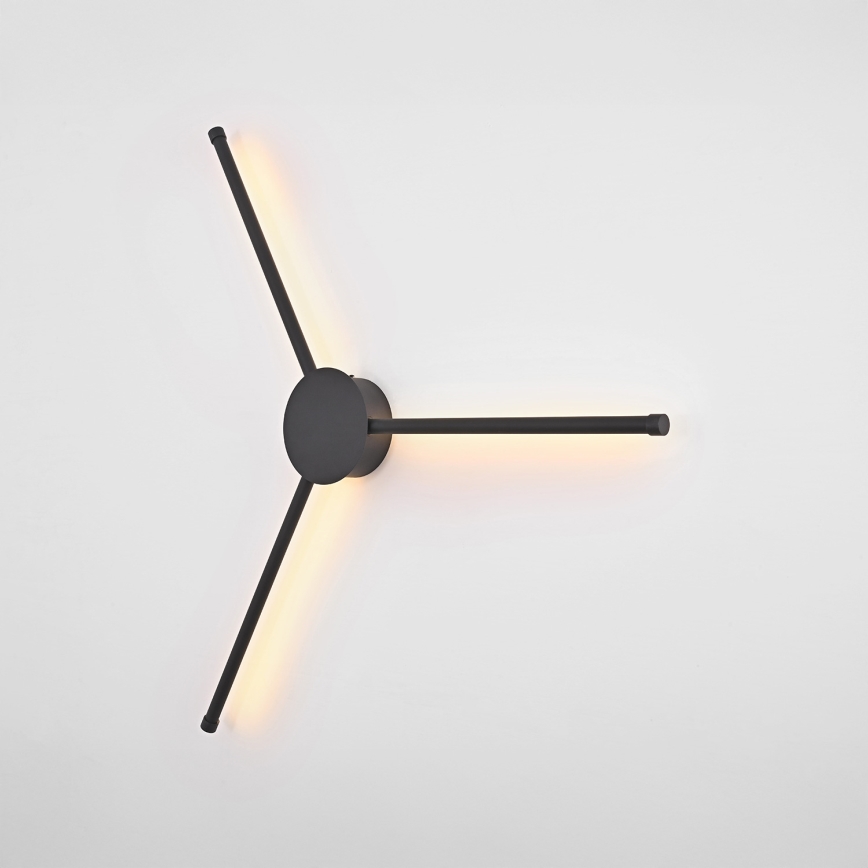 Brilagi - LED-Wandleuchte LUGO TRE LED/14W/230V schwarz
