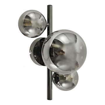 Brilagi - LED-Wandleuchte MILLA 3xG9/3W/230V glänzendes Chrom/rauchig