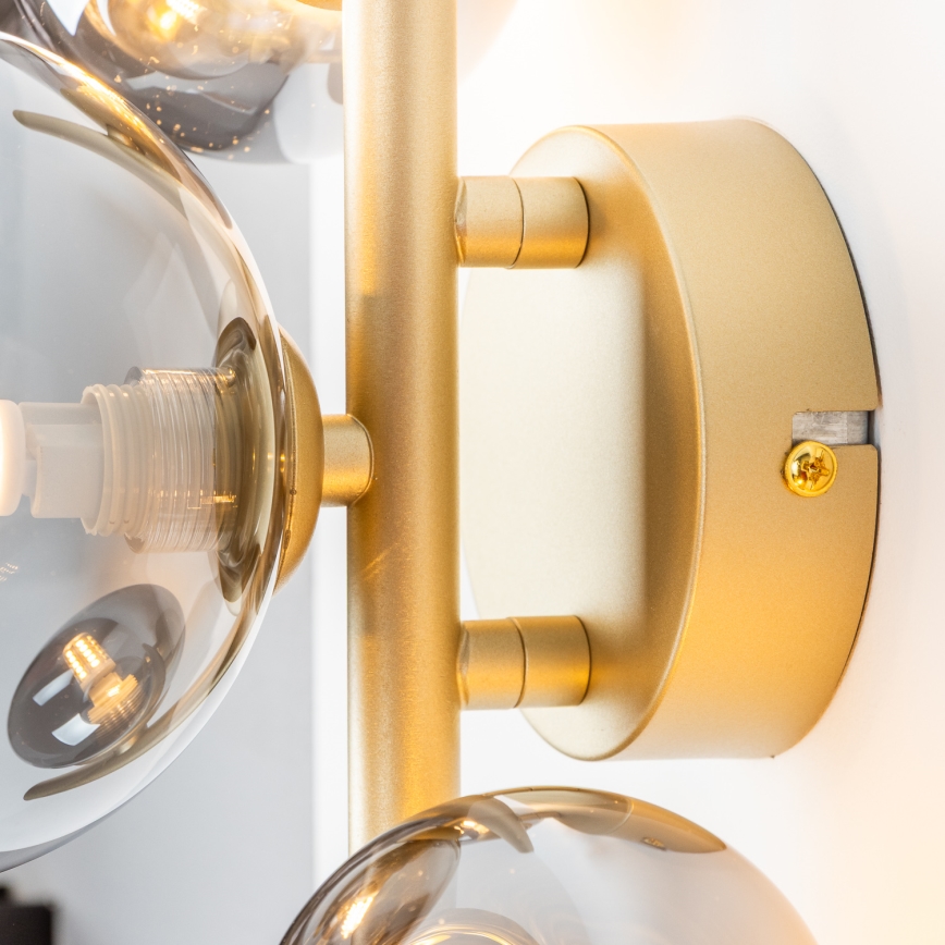 Brilagi - LED-Wandleuchte MILLA 3xG9/3W/230V golden/rauchig