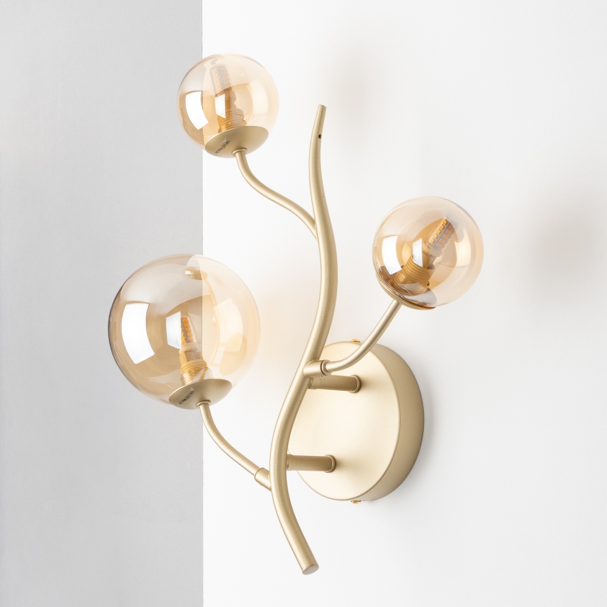 Brilagi - LED-Wandleuchte MISTEL 3xG9/3W/230V golden