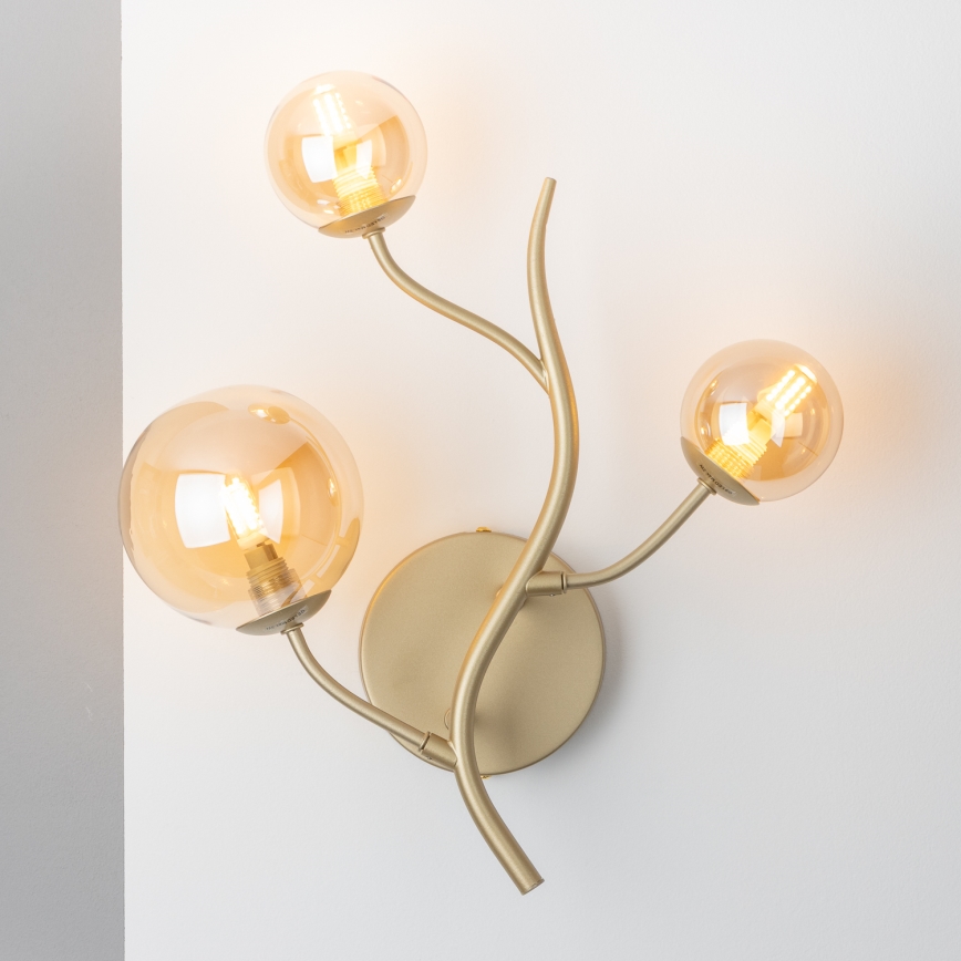 Brilagi - LED-Wandleuchte MISTEL 3xG9/3W/230V golden