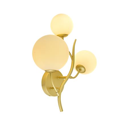 Brilagi - LED-Wandleuchte MISTEL 3xG9/3W/230V golden/weiß