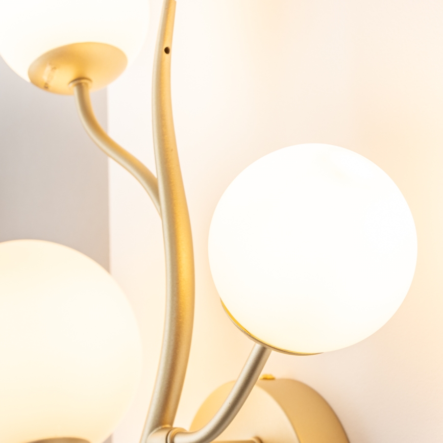 Brilagi - LED-Wandleuchte MISTEL 3xG9/3W/230V golden/weiß