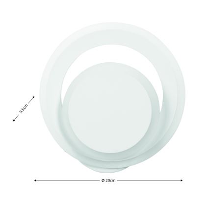 Brilagi - LED-Wandleuchte MODERN MINI LED/22W/230V 3000/4000/6000K