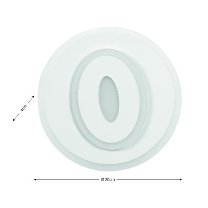 Brilagi - LED-Wandleuchte MODERN MINI LED/26W/230V 3000/4000/6000K