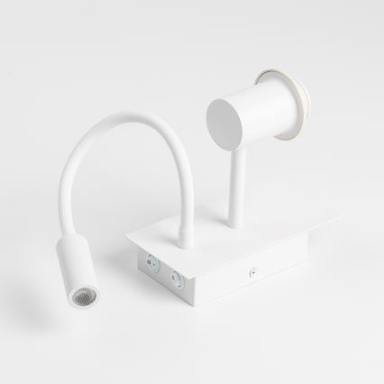 Brilagi - Flexible LED-Wandleuchte NUBILA 1xE27/25W/230V + LED/3W weiß/Pompejanisch rot