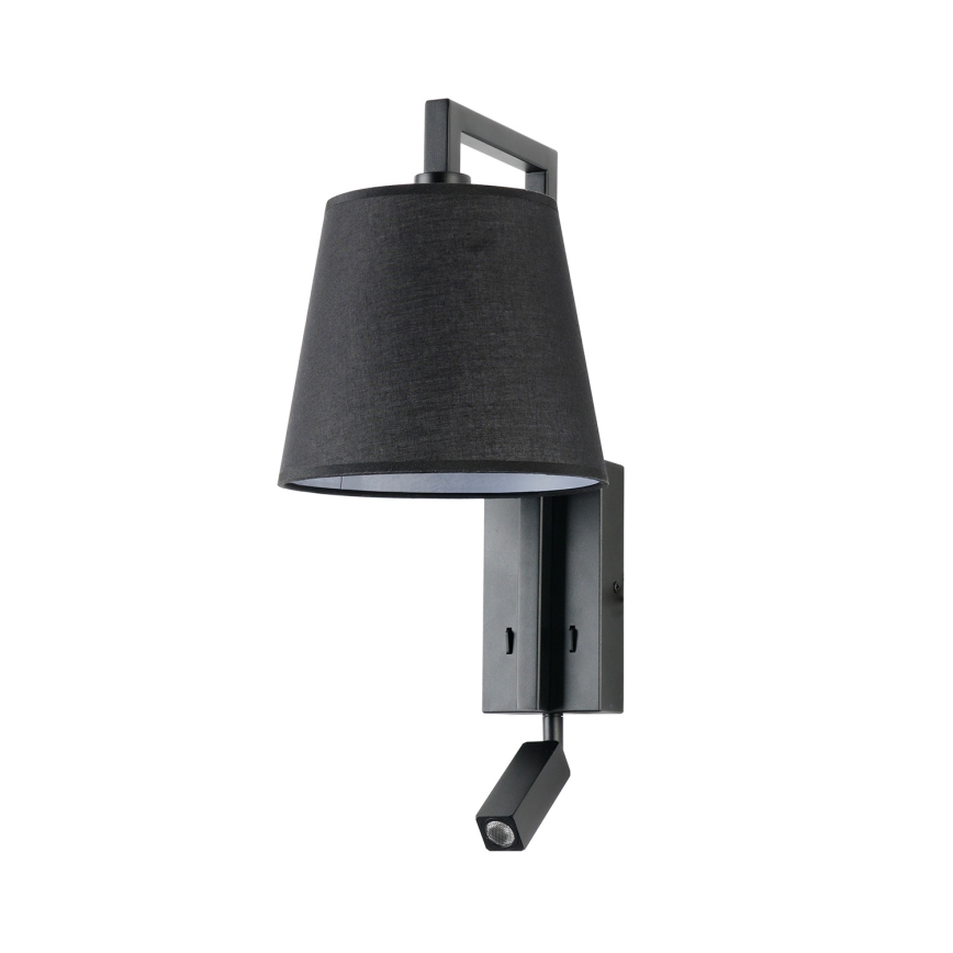 Brilagi - LED-Wandleuchte RAYAS 1xE14/40W/230V + LED/3W schwarz
