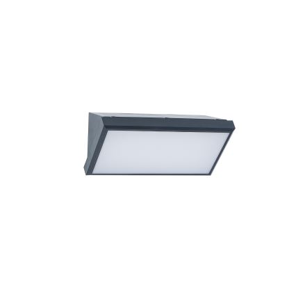 Brilagi - LED dimmbare Außenwandleuchte TRIANGLE 1xE27/6W/230V 2700-6500K IP65 Anthrazit