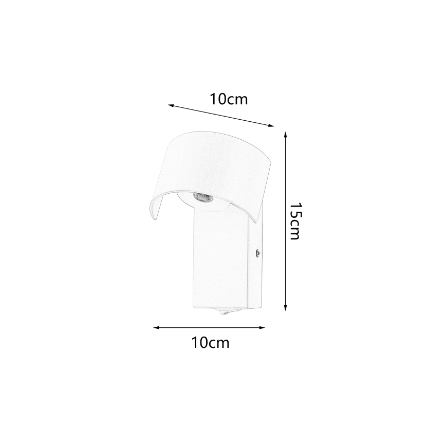 Brilagi - LED-Wandleuchte VASTO LED/3W/230V rosa