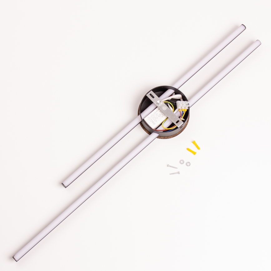 Brilagi - LED Wandleuchte WOODY COLLINE LED/15W/230V 80 cm Eiche Nussbaum