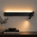 Brilagi - LED-Wandspot ARLIX LED/3W/230V + LED/7W schwarz CRI 90