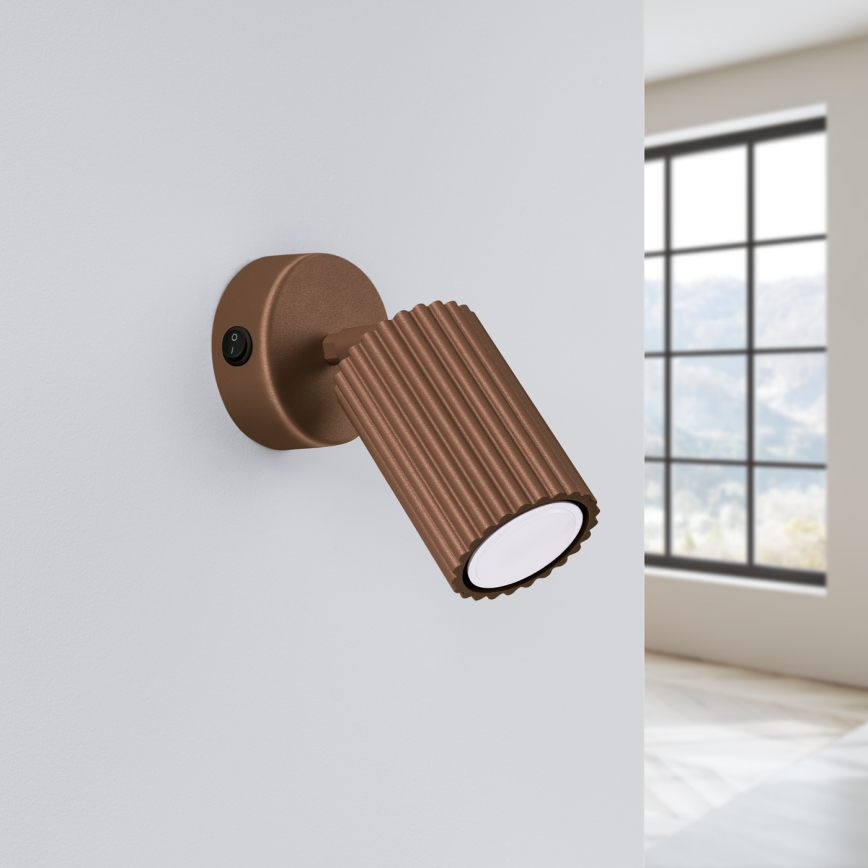 Brilagi - LED-Wandspot CRESTO 1xGU10/10W/230V braun