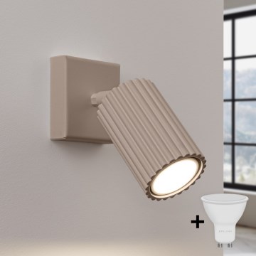 Brilagi - LED-Wandspot CRESTO 1xGU10/10W/230V taupe