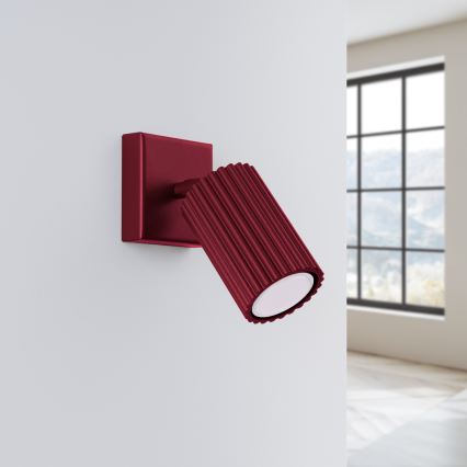 Brilagi - LED-Wandstrahler CRESTO 1xGU10/10W/230V burgunderrot