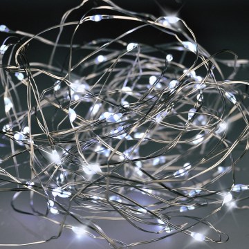 BRILAGI - LED-Weihnachts-Lichterkette 100xLED/3xAA 10m kaltweiß