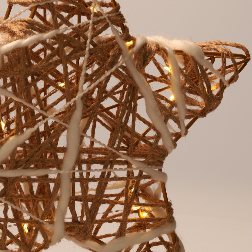 Brilagi - LED Weihnachtsdekoration LED/2xAA 30x28 cm Stern