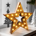 BRILAGI - LED Weihnachtsdekoration LED/2xAA 38x40 cm Stern