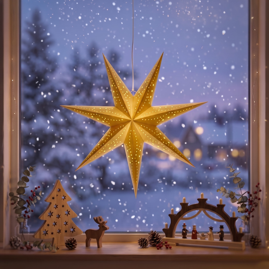 BRILAGI - LED-Weihnachtsdekoration LED/2xAA 60 cm Stern