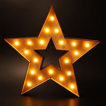 Brilagi - LED Weihnachtsdekoration LED/2xAA Stern