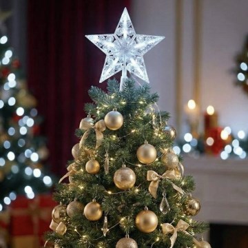BRILAGI - LED-Weihnachtsdekoration LED/3xAA 21 cm Stern kaltweiß