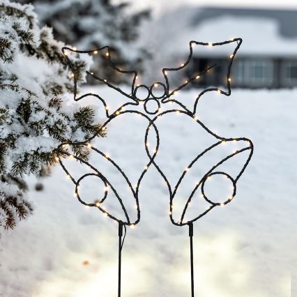 Brilagi - LED-Weihnachtsdekoration LED/3xAA IP44 Glöckchen