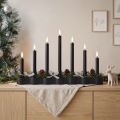 BRILAGI - LED-Weihnachtsleuchter 7xLED/2xAA schwarz