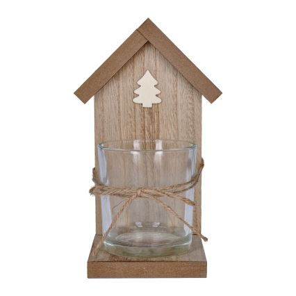 Brilagi - Legno tea chiaro a candela holder