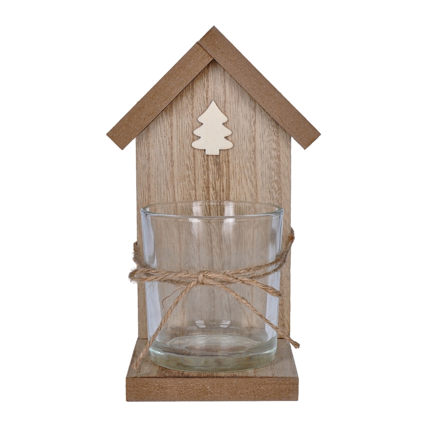 Brilagi - Legno tea chiaro a candela holder