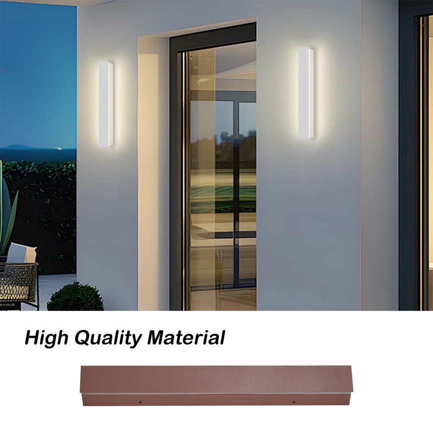 Brilagi - LED-Außenwandleuchte LINEAR LED/8W/230V 3000K IP65 30 cm weiß CRI 90