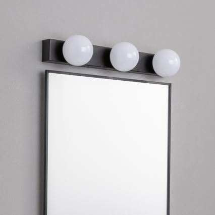 BRILAGI - ENSEMBLE 2x Applique murale LED pour salle de bains HOLLYWOOD 3xLED/3W/230V 39 cm IP44 noires