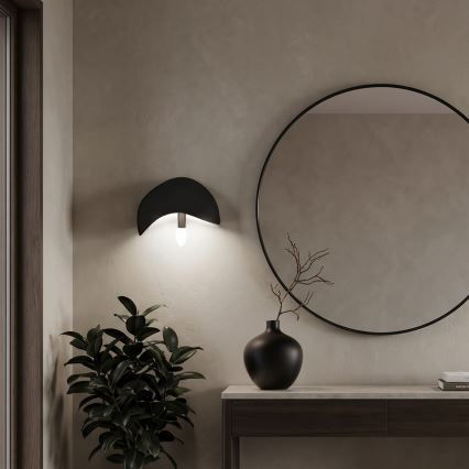Brilagi - Lot de 2 appliques murales WABI SABI 1xE14/40W/230V noires