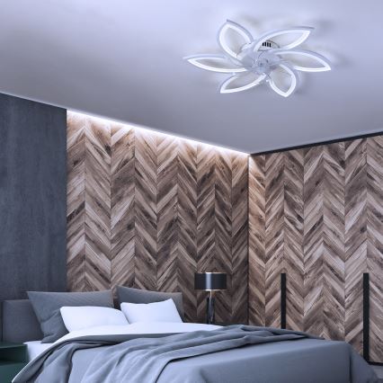 Brilagi - LED Plafoniera dimmerabile con ventilatore LED/50W/230V 3000-6500K bianco + telecomando