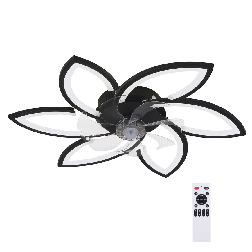 Brilagi - LED Plafoniera dimmerabile con ventilatore LED/50W/230V 3000-6500K nero + telecomando